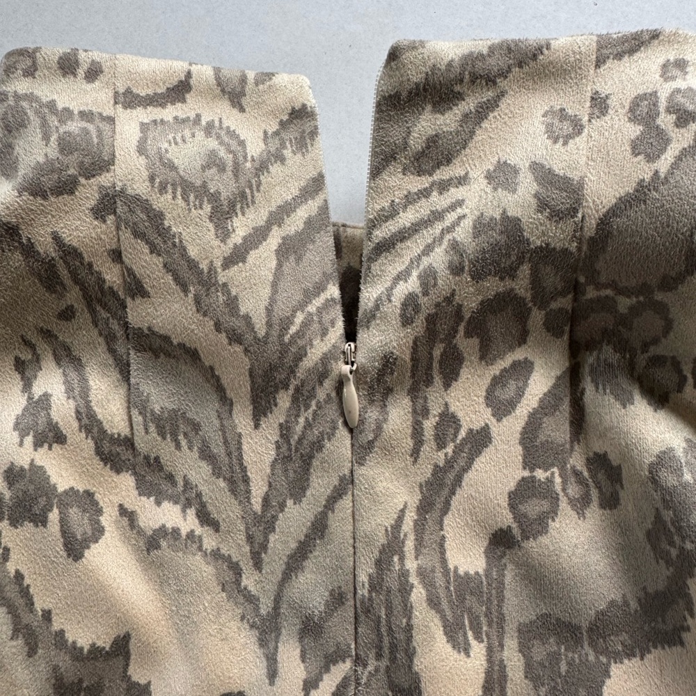 J Mclaughlin Women’s Xl Chic Beige Patterned Midi… - image 6